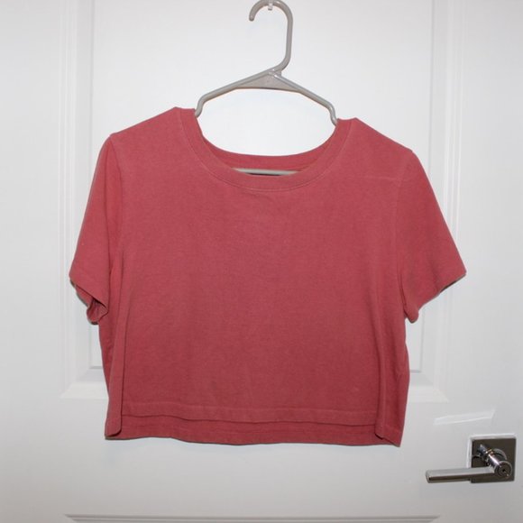Urban Outfitters Cropped Red Top - Picture 1 of 3